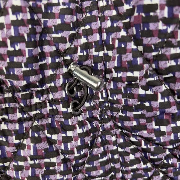 Croft & Barrow Puffer Vest Women 1X Purple Slimming - Picture 9 of 11